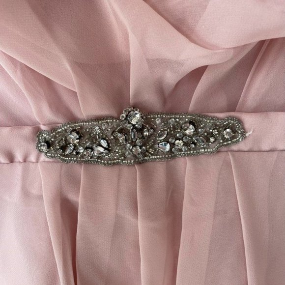 Alvina Valenta Pink Strapless Short Bridesmaid Cocktail Dress Sz 6 - Picture 3 of 8